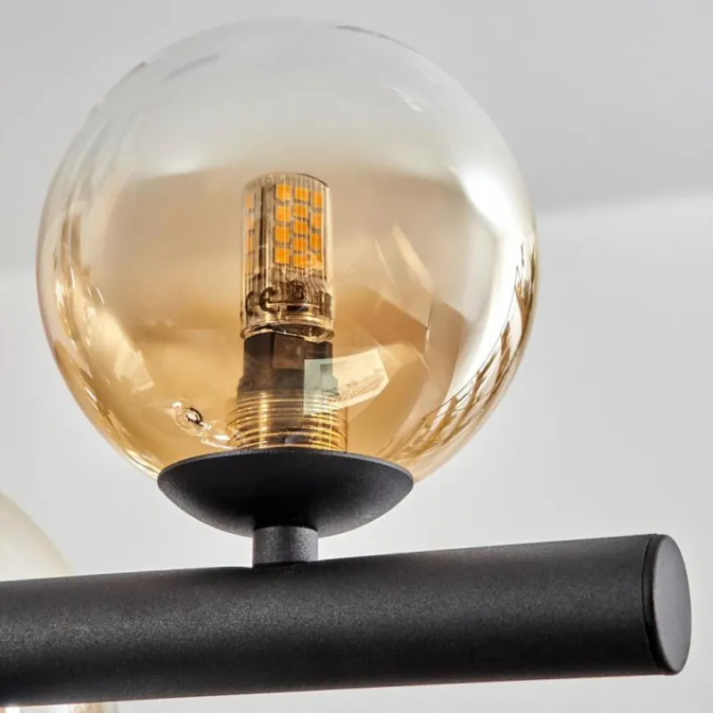 hofstein Chehalis Suspension, Boule lumineuse, Suspension Ambre, Clair, 10 lumières