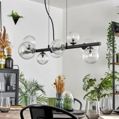 hofstein Chehalis Suspension, Boule lumineuse, Suspension Clair, 8 lumières