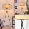 Luminaires Scandinaves-hofstein Chellas Lampadaire beige, Noir, 1 lumière