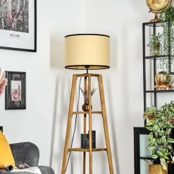 Lampes En Tissu-hofstein Chellas Lampadaire Écru, 1 lumière