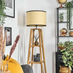 Lampes En Tissu-hofstein Chellas Lampadaire Écru, 1 lumière