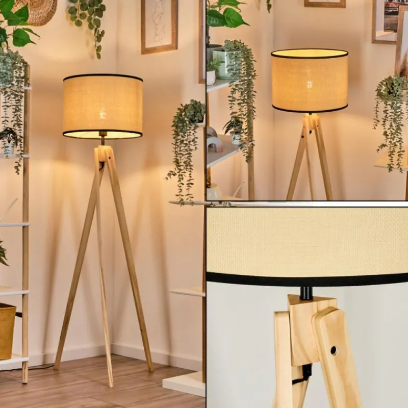 Luminaires Scandinaves-hofstein Chellas Lampadaire Écru, 1 lumière