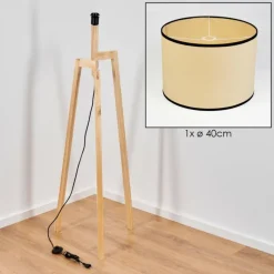 Luminaires Scandinaves-hofstein Chellas Lampadaire Écru, 1 lumière