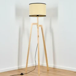 Luminaires Scandinaves-hofstein Chellas Lampadaire Écru, 1 lumière