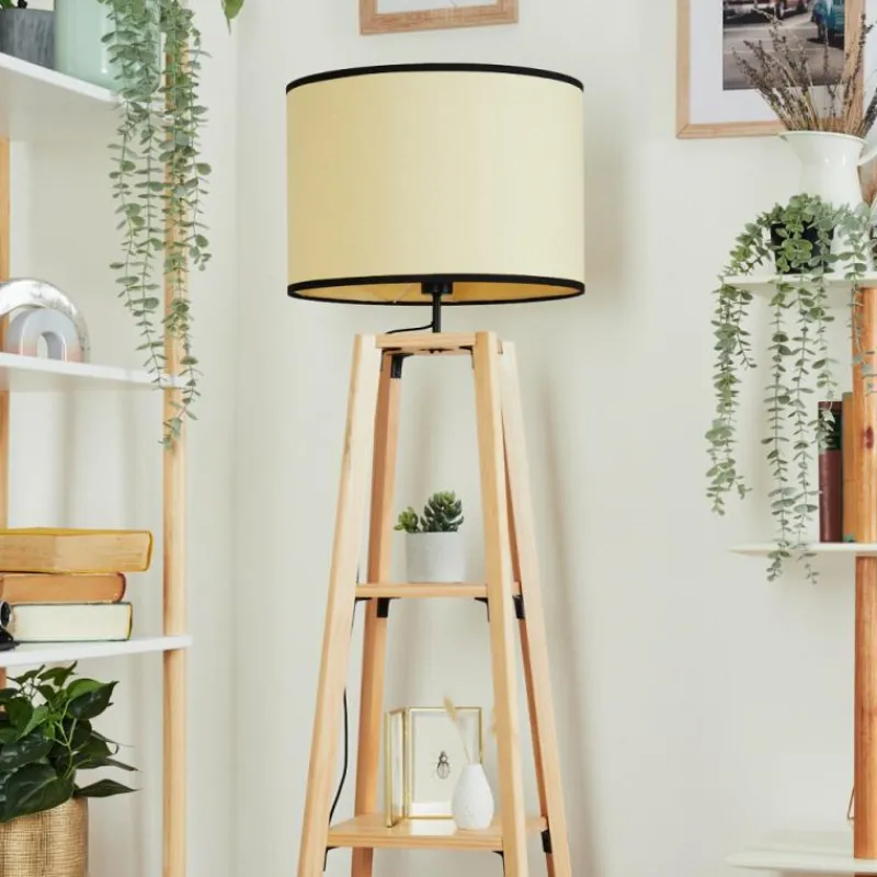 Luminaires Scandinaves-hofstein Chellas Lampadaire Écru, 1 lumière
