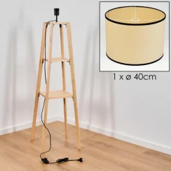 Luminaires Scandinaves-hofstein Chellas Lampadaire Écru, 1 lumière