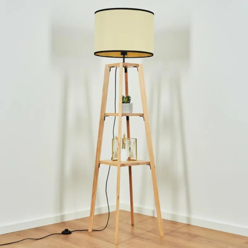 Luminaires Scandinaves-hofstein Chellas Lampadaire Écru, 1 lumière