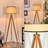 Luminaires Scandinaves-hofstein Chellas Lampadaire Écru, 1 lumière