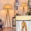 Luminaires Scandinaves-hofstein Chellas Lampadaire Écru, 1 lumière