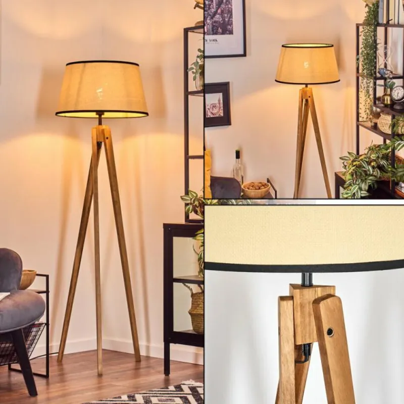 Luminaires Scandinaves-hofstein Chellas Lampadaire Écru, 1 lumière