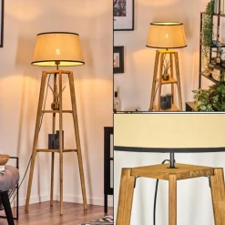 Luminaires Scandinaves-hofstein Chellas Lampadaire Écru, 1 lumière