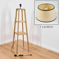 Luminaires Scandinaves-hofstein Chellas Lampadaire Écru, 1 lumière