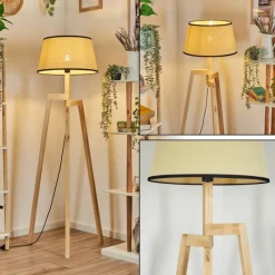 Luminaires Scandinaves-hofstein Chellas Lampadaire Écru, 1 lumière