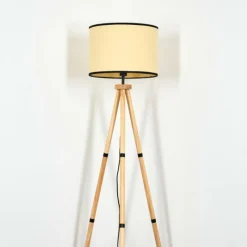 Luminaires Scandinaves-hofstein Chellas Lampadaire Écru, 1 lumière