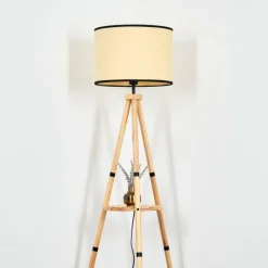 Luminaires Scandinaves-hofstein Chellas Lampadaire Écru, 1 lumière