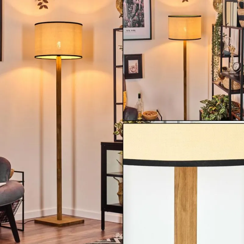 Luminaires Scandinaves-hofstein Chellas Lampadaire Écru, 1 lumière