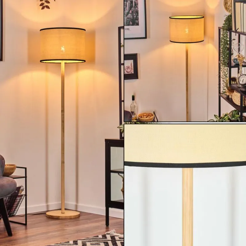 Luminaires Scandinaves-hofstein Chellas Lampadaire Écru, 1 lumière