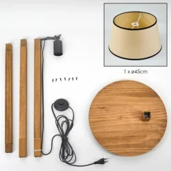 Luminaires Scandinaves-hofstein Chellas Lampadaire Écru, 1 lumière