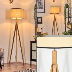 Luminaires Scandinaves-hofstein Chellas Lampadaire Écru, 1 lumière