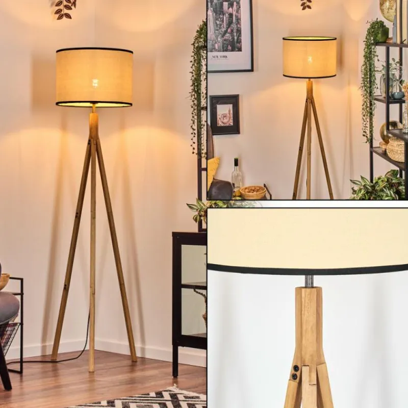 Luminaires Scandinaves-hofstein Chellas Lampadaire Écru, 1 lumière
