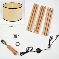 Luminaires Scandinaves-hofstein Chellas Lampadaire Écru, 1 lumière