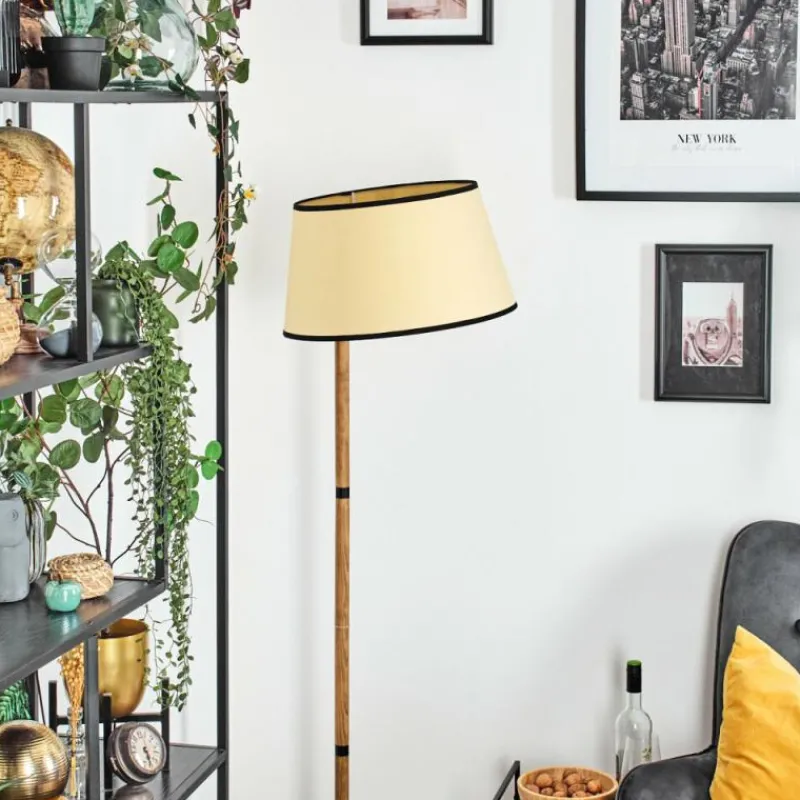 Lampes En Tissu-hofstein Chellas Lampadaire Écru, 1 lumière