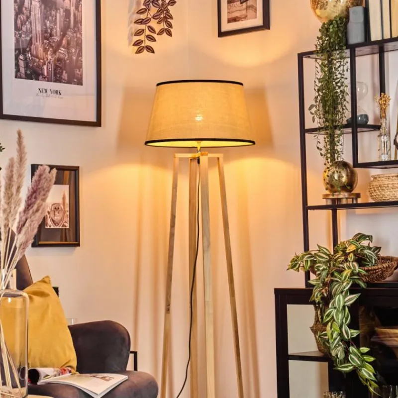 Luminaires Scandinaves-hofstein Chellas Lampadaire Écru, 1 lumière