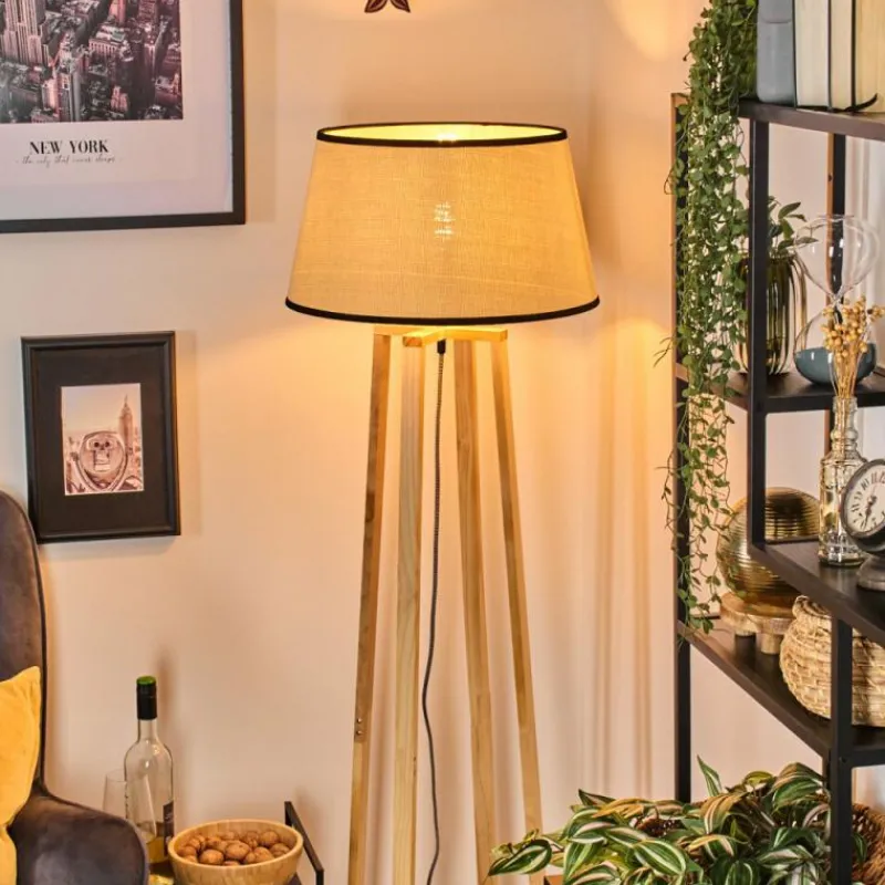 Luminaires Scandinaves-hofstein Chellas Lampadaire Écru, 1 lumière