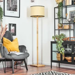 Luminaires Scandinaves-hofstein Chellas Lampadaire Écru, 1 lumière