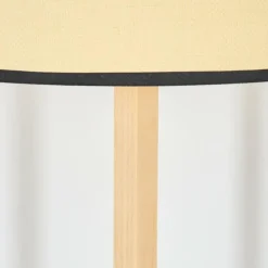 Luminaires Scandinaves-hofstein Chellas Lampadaire Écru, Noir, 1 lumière