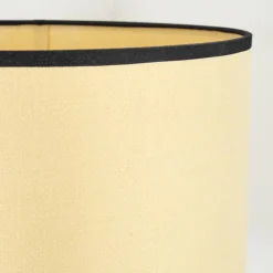 Luminaires Scandinaves-hofstein Chellas Lampadaire Écru, Noir, 1 lumière