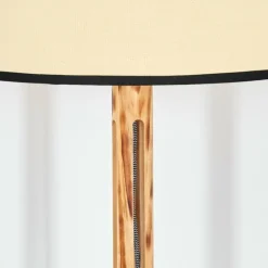 Luminaires Scandinaves-hofstein Chellas Lampadaire Écru, Noir, 1 lumière