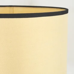 Luminaires Scandinaves-hofstein Chellas Lampadaire Écru, Noir, 1 lumière