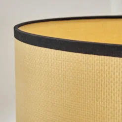 Luminaires Scandinaves-hofstein Chellas Lampadaire, Liseuse Écru, Noir, 1 lumière