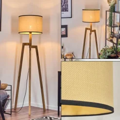 hofstein Chellas Lampadaire, Liseuse Écru, 1 lumière