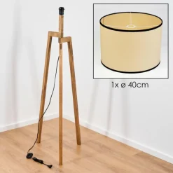 hofstein Chellas Lampadaire, Liseuse Écru, 1 lumière