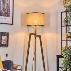 hofstein Chellas Lampadaire, Liseuse Écru, 1 lumière