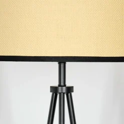 Lampes En Tissu-hofstein Chellas Lampadaire Noir, 1 lumière