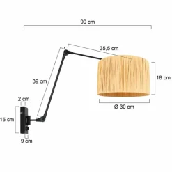 Luminaires Steinhauer Chic Applique murale Noir, 1 lumière* Appliques