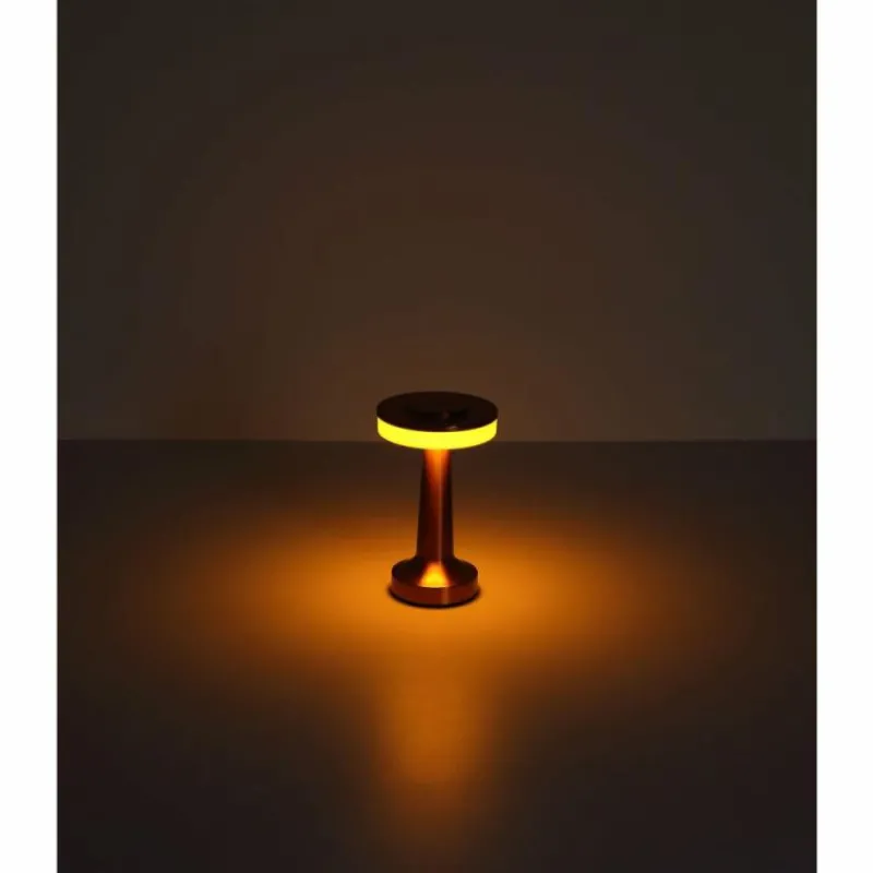 Luminaires Globo Lighting CHLOEY Lampe à poser LED Cuivre, Blanc, 1 lumière* Éclairage Led