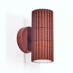 hofstein Cidral Lampe murale d´extérieur, Luminaire Up & Down Rouille, 2 lumières