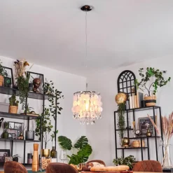 Luminaires Antiques-hofstein Ciora Suspension, Suspension Chrome, 1 lumière