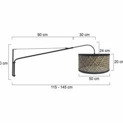 Luminaires Steinhauer Classy Applique murale Noir, 1 lumière* Appliques