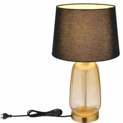 Luminaires Globo Lighting Classy Lampe à poser Ambre, Laiton, 1 lumière