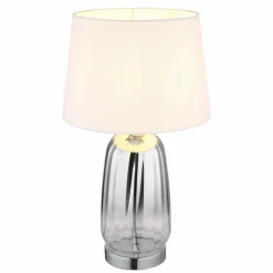 Luminaires Globo Lighting Classy Lampe à poser Chrome, Argenté, 1 lumière