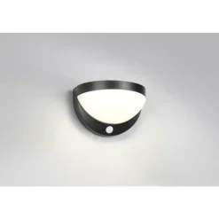 Luminaires Reality Cobre Applique murale LED Noir, 1 lumière, Détecteur de mouvement