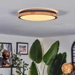 hofstein Coentral Plafonnier, Panel LED Blanc, 1 lumière, Télécommandes