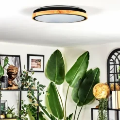 hofstein Coentral Plafonnier, Panel LED Blanc, 1 lumière, Télécommandes