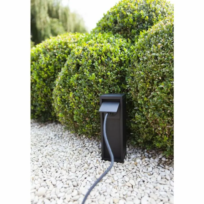 Luminaires Lutec collonette des prises Lutec Mains Noir