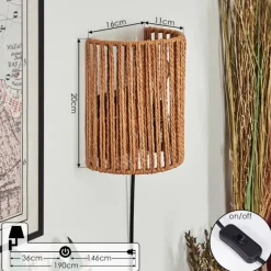 Luminaires Scandinaves-hofstein Colmeal Luminaire Up & Down, Applique murale Noir, 1 lumière